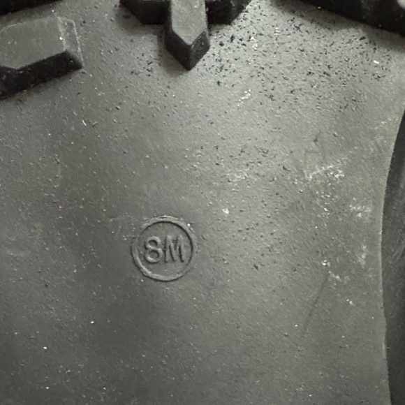 Sincerely Jules Black Mules with Gold Buckle - Picture 8 of 9